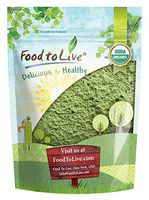 Organic Wheatgrass Powder, 1 Pound — Non-GMO, Whole-Leaf, Raw, Non-Irradiated, Pure, Vegan Superfood, Bulk, Great for Juice, Rich in Fiber, Chlorophyll, Fatty Acids and Minerals