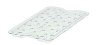 Rubbermaid Commercial Products Cold Food Drain Tray, 1/2 Size, Clear (FG127P24CLR)