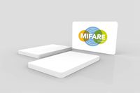 NXP MIFARE Classic 4K EV1 Blank White PVC Cards, ISO14443A, Printable, Gloss Finish (Pack of 10)