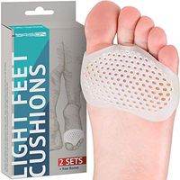 Metatarsal Pads Ball of Foot Cushions - 2 Pairs - Soft Gel Ball of Foot Pads - Mortons Neuroma