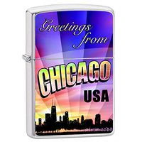 Zippo Greetings from Chicago Lighter