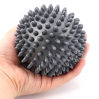 EKEYUP Spiky Massage Ball Roller,Trigger Point Foot Massager, Deep Tissue Stress Therapy Tools - Acupressure, Reflexology, Plantar Fasciitis, Release Roller-3.5inch