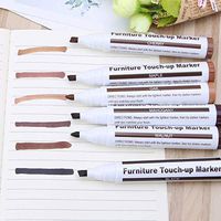 Pyramid Home Decor Furniture Repair Markers and Wax Sticks with Sharpener for Stains, Scratches, Wood Floor, Tables, Desks, Maple, Oak, Cherry, Walnut, Black, Mahogany