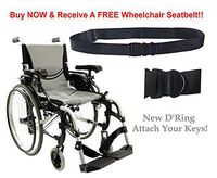 Karman S-ERGO 305 Lightweight Ergonomic Wheelchair S-Ergo305Q18SS, 29 lbs., Quick Release Wheels, Frame Rose Red, Seat Size 18"W X 17"D, Factory Adjustable Seat Height (Default 19" Floor To Seat)