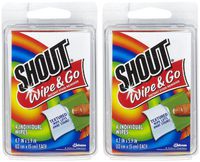 Shout Stain Remover Wipes, Travel Size - 4 ct - 2 pk