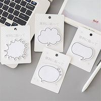 Mix 4 Shape Japanese cartoon animation system Dialog box Stationery Notepads / Note Paper (8)