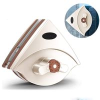 LZH FILTER 5-35mm Magnetic Window Glass Surface Cleaner, Five-Gear Adjustable Magnetic Force, ABS Material Very Durable, for Double/Three Glazed Windows Thickness