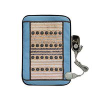 PHYMAT Far Infrared Tourmaline Heating Pad with 5 Color Amethyst for Back Pain Relief - Infrared Tharepy Mat - Timer,Auto Off,Temperature Setting (23.5"x16")