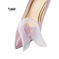 Whthteey 1 Pair U Shape Silicone Heel Gel Set Soft Heel Cushions for Pain Relief Heel Protectors