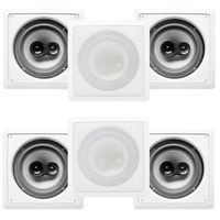 Acoustic Audio CS-I83S-3PR 300 Watt 8" 3-Way Home Theater in-Wall/Ceiling Speakers (3-Pair)