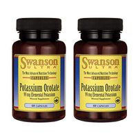 Swanson Potassium Orotate 99 Milligrams 60 Capsules (2 Pack)