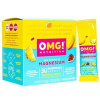 Ready to Mix Magnesium Glycinate Chelate – Easy to Take Powder | High Absorption, Non-Laxative, Vegan, Non-GMO Supplement for Sleep, Stress, Heart, Muscle Relaxation and Immunity | 30 Packets