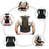 Comfortable Back Brace Posture Corrector and Back Support Brace Improve Bad Posture Back Pain Relief for Men and Women (L)