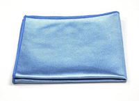 Pro-Clean Basics A73110 Microfiber Glass Cleaning Cloth, Terry Pile, 270 GSM, Lint Free, Blue, 16" x 16", Pack of 48