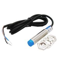 Twidec/M12 4mm Sensing Work Voltage 5V DC NPN NO (Normally Open) 3D Printer Cylinder inductive Proximity Sensor Switch Special for MCU LJ12A3-4-Z/BX-5V