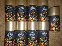 9 GLADE AUTOMATIC FRESHMATIC SPRAY REFILL SULTRY AMBER RHYTHM Rum Leather & Mint
