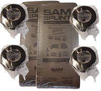 Black SAM Splint Kit - 36" Flat SAM Splints & 2" x 5yds Black Cohesive Wraps (2 Splint/4 Wraps)
