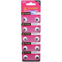 10 Tianqiu AG4 / LR66 / 177 / 377 / LR626 Button Cell Battery Long Shelf Life 0% Mercury (Expire Date Marked)