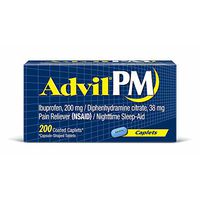 Advil PM Caplets Family pack of 400 Count