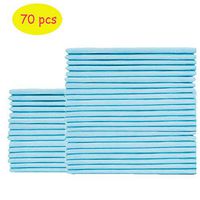 BIHIKI Disposable Incontinence Bed Pads 24" x 24"/60 x 60CM,Disposable Underpads,Protector for Adults,Elderly,Kids and Pets,70 PCS
