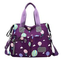 Putars Fashion Women Waterproof Cloth Student Backpack Multi-User Travel Couple Bag
