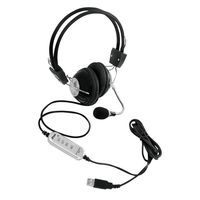 Pyle Home PHPMCU10 Multimedia/Gaming USB Headset with Noise-Canceling Microphone