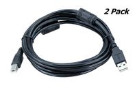 AxxonPremier USB 2.0 HS Cable - A-Male to B-Male Cord - 10 Feet (3 Meters) 2 Pack