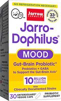 Jarrow Formulas Jarro-dophilus Mood, Digestive Gut-Brain Probiotic, 10 Billion Cells Per Veggie Cap, 30 Count