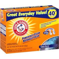 Arm & Hammer Clean Burst Laundry Detergent Powder,For all machines including HE, 40 loads, 57.28 oz