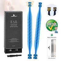 Ear Wax Removal, Mexitop Ear Cleaner, New Turbofan Structure for Complete Ear Cleaning, One-Piece Earsafe Design, w/Bonus BlackGold Ear Pick, Works on Ear Flushing/Drop/Irrigation/Q-Tips/Cotton Swab