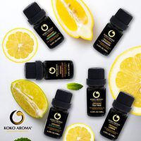 Top 6 Best Organic Essential Oil, Aromatherapy Oils, Organic Lavender,Organic Eucalyptus,Organic Peppermint Japanese, Organic Lemon, Organic Tea Tree, Org Cinnamon Leaf KOKO AROMA(Organic Gift Set)