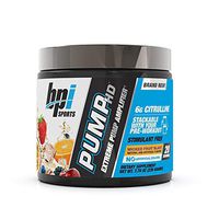 BPI Sports Pump Hd – Pump, Endurance, Strength – 6g Citrulline, Beetroot, Himalayan Pink Salt – Stimulant Free – No Artificial Colors – for Men & Women – Wicked Fruit Blast- 20 Servings – 7.76 Oz