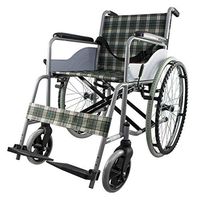 LBSX Wheelchairs Lightweight Transport Adult Folding Wheelchair with Handbrakes GHT Folding Manual Multi-Function Household Elderly Disabled Scooter