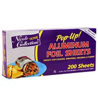 Aluminum Foil 12 x 10-3/4 pre-cut - 200 Count