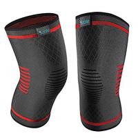 Upgraded Knee Brace 2 Pack Compression Sleeves Support for Women & Men, FDA Registered Wraps Pads for Running, Pain Relief, Injury Recovery, Basketball and More Sports