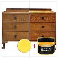 Hstore Wood Seasoning Beewax Therapy Furniture Care Complete Solution Beeswax Home Household Cleaning Food Safe Renew Furniture Cutting Boards, Woods, Bamboo, Wooden Surfaces