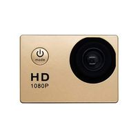 BOLUOYI New Waterproof Camera HD 1080P Sport Action Camera DVR Cam DV Video Camcorder (Gold)