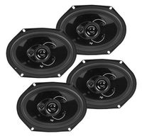 4 New Audiopipe CSL-6803 6x8" 300W 3-Way Car Audio Coaxial Speakers