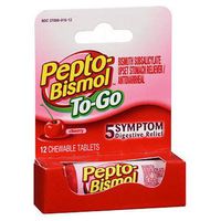 Pepto To Go Chrry Chew 12 Size 12ct Pepto To Go Cherry Chewable 12ct