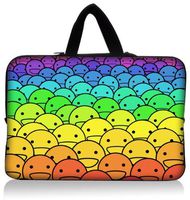 14.6 Inch Laptop Bag Sleeve Handle Bag Briefcase for 14 inch 14.1 inch 14.4 inch 14.6 inch Laptop Computers- Smiles Yellow Green