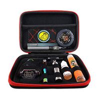 Wolfteeth Vapor Case Black Hard Shell Vapor Pouches Supplies Organized Accessories Vape Bag Fits Coils Tank Holder Vaporizer Holster (Case Only) Black 1226