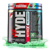ProSupps® Mr. Hyde® NitroX Pre-Workout Powder Energy Drink - Intense Sustained Energy, Pumps & Focus with Beta Alanine, Creatine & Nitrosigine, (30 Servings, Sour Green Apple)
