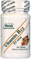 Vitamin B12-25 mcg - 100 Tablets
