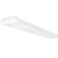 Hykolity 4FT LED Wraparound Light 40W 4 Foot LED Shop Lights For Garage, [2-lamp 32W Fluorescent Equiv.] 4400lm 5000K Daylight LED Wrap Light, Flushmount Office Ceiling Light Fixture ETL Listed 1 Pack