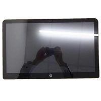15.6'' HD 1366x768 LCD Panel Replacement LED Screen Display with Touch Digitizer and Bezel Frame Assembly for HP Pavilion X360 Convertible 15-BK168CL 15-BK177CL P/N: 862644-001