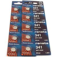 #341 Renata Watch Batteries 10Pcs