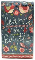 Molly & Rex Folksy Peace Birds Guest Towels / Buffet Napkins - 32 Count