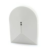 uxcell DC12V Wireless Window Glass Break Detector Alarm White for Home Security System