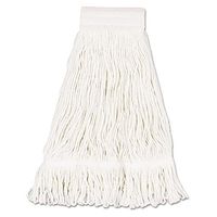 O'Dell Mop Head, Pro Loop Web/tailband, Premium Saddleback Head, Ctn, 24-Oz, Wh, 12/ct, New