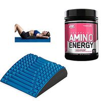 Pre-Workout Nitric Oxide Bl 62 Servings Juicy Strawberry (9/10 Rating on Bodybuilding) + Ergonomic Back Roller